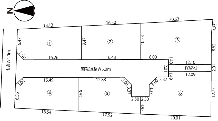 新規物件情報！！　長野市松代町6区画分譲地