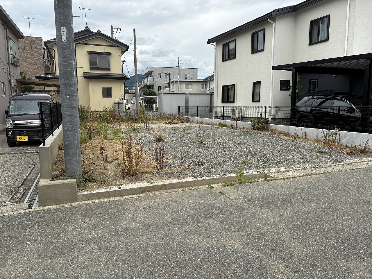 新規物件情報！！長野市稲葉東道路の整形地